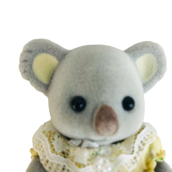 Calico Critters Koala Bear Family Of 2 Father Mother Sylvanian Families Jointed - Picture 5 of 7